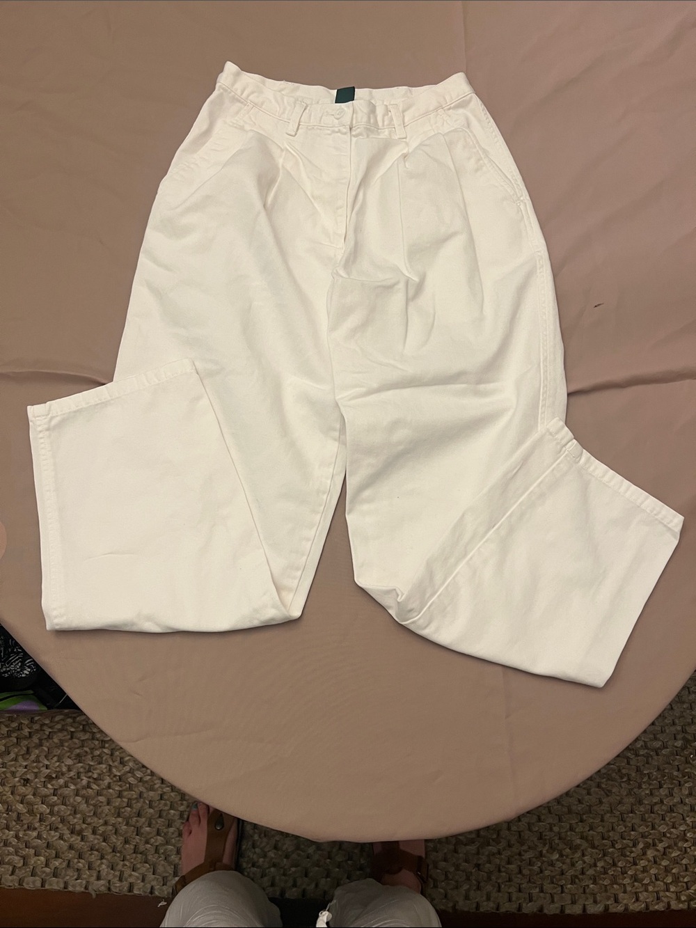 Lauren Ralph Lauren Off-White Cotton Chinos - Picture 3 of 6